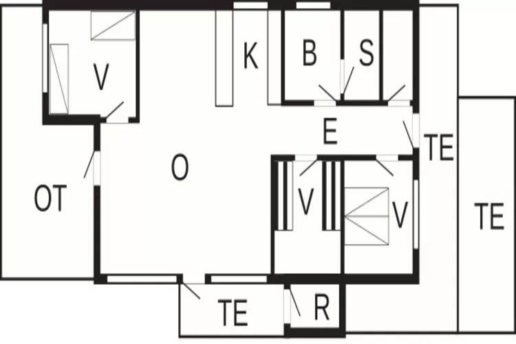 6 persoons vakantie huis in Pandrup-By Traum-Plattegrond