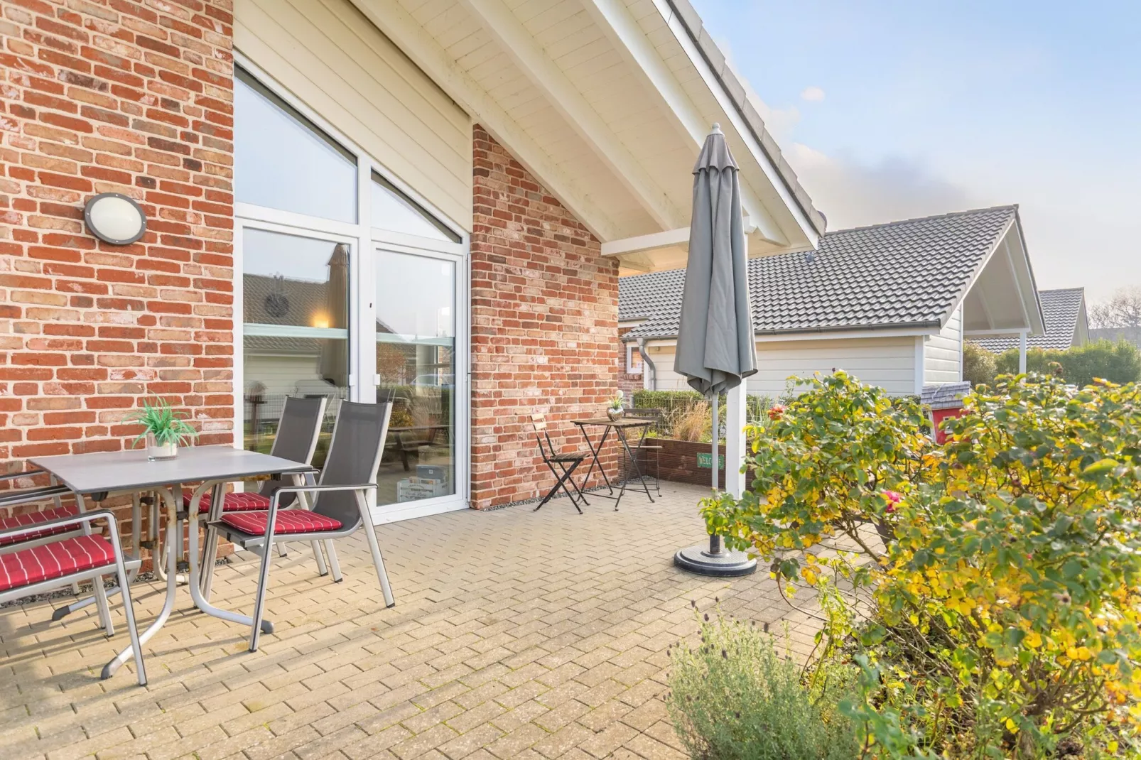 Ferienhaus Dagebüll - Blanker Hans-Terrasbalkon