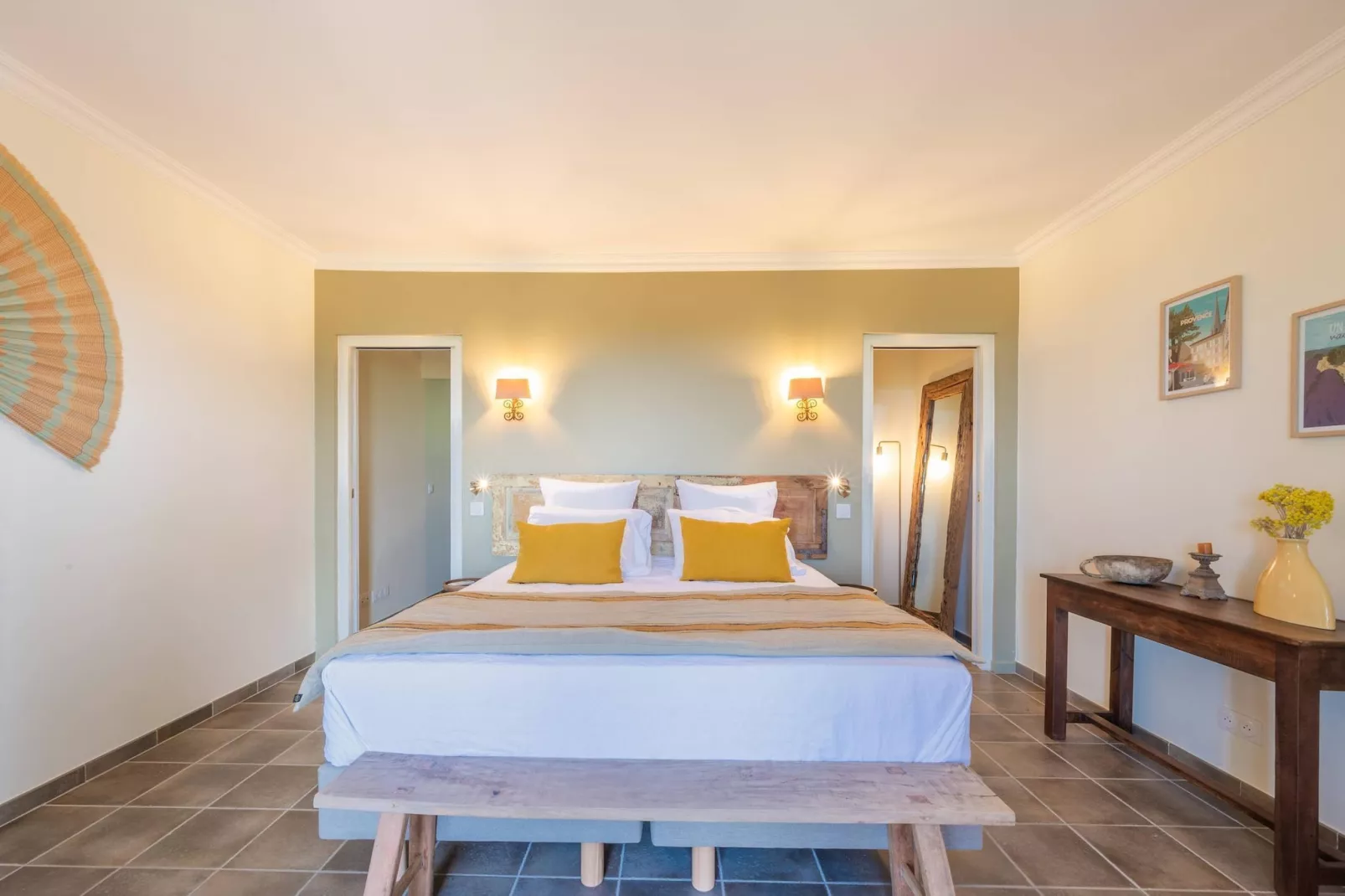 Le Mas Elaïa  votre havre familial avec piscine privée-Slaapkamer