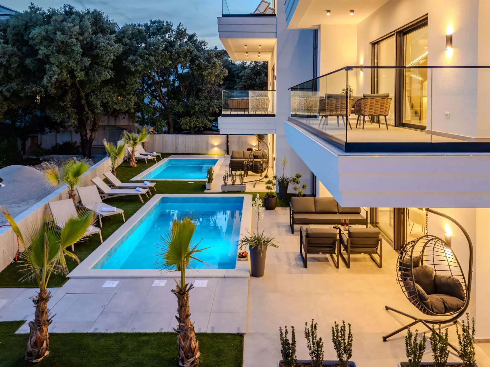 Zwei-Schlafzimmer-Wohnung Dantela mit privatem Pool - Binnen