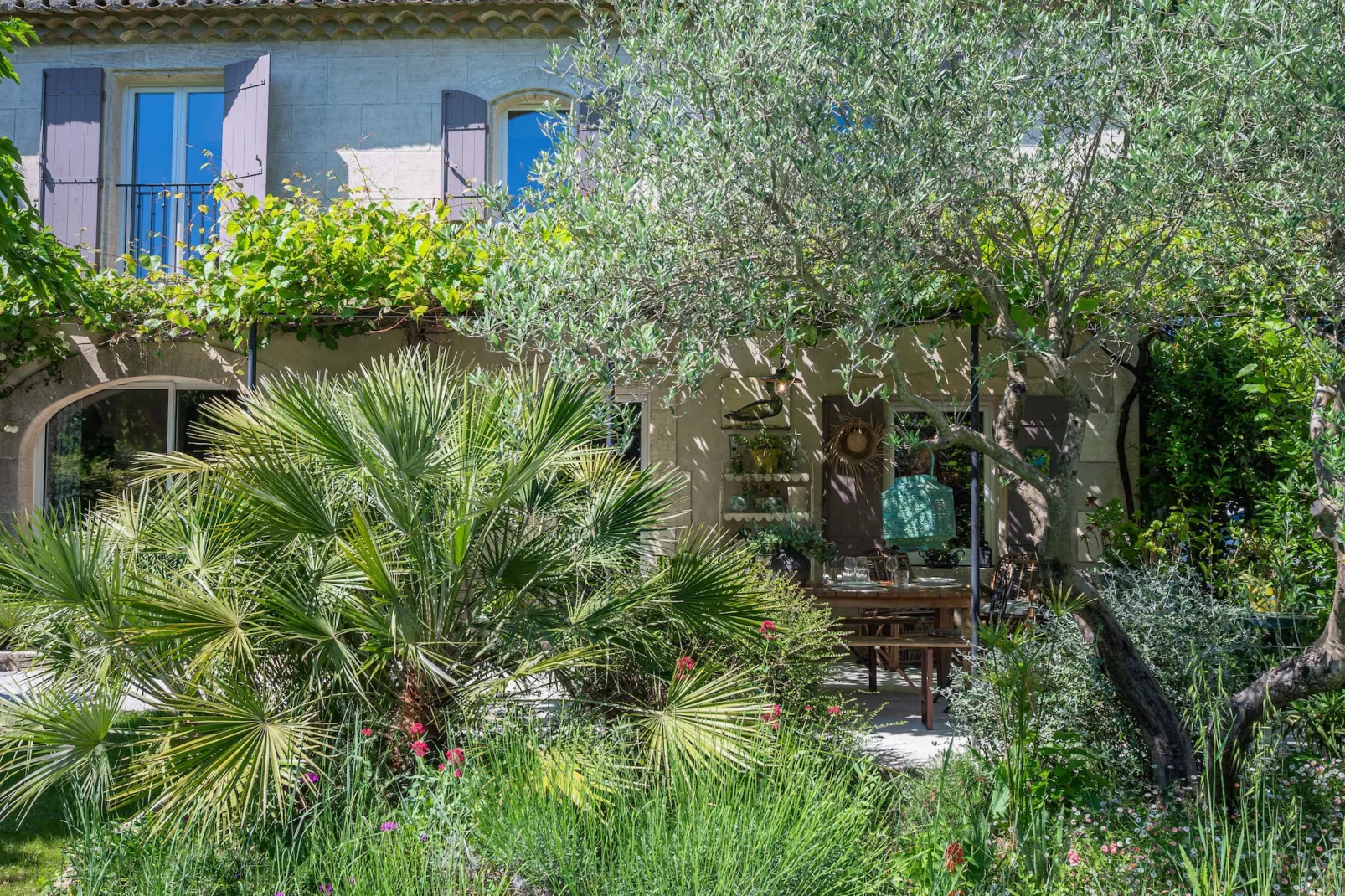 Mas authentique à Paradou Alpilles-Tuinen zomer