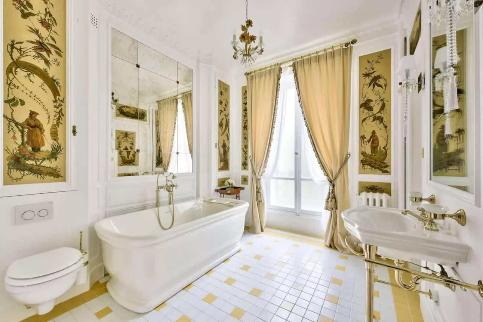 Noble demeure de luxe en plein coeur de Paris-Badkamer