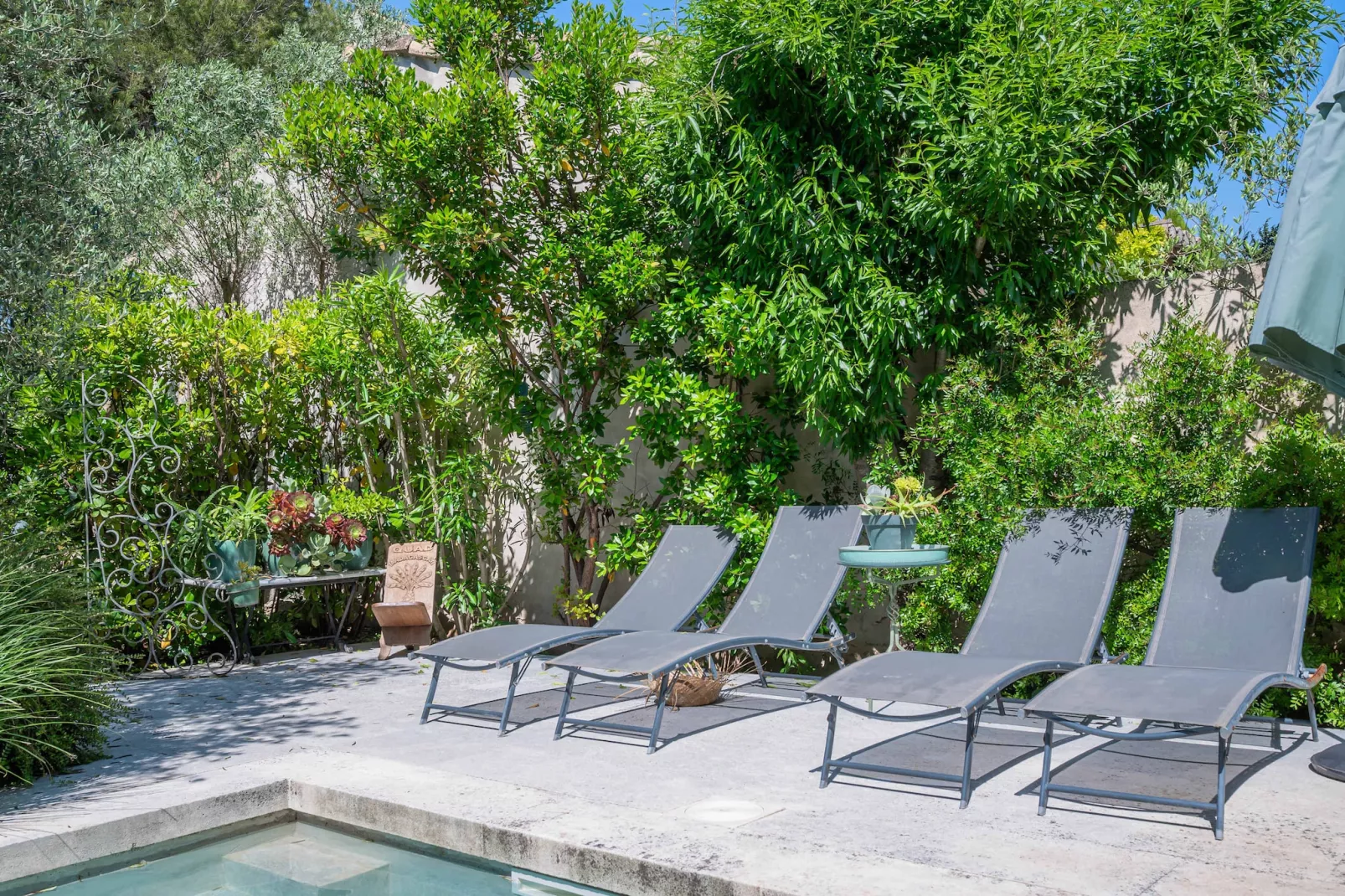 Mas authentique à Paradou Alpilles-Tuinen zomer