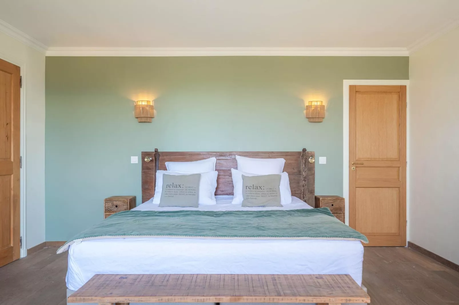 Le Mas Elaïa  votre havre familial avec piscine privée-Slaapkamer