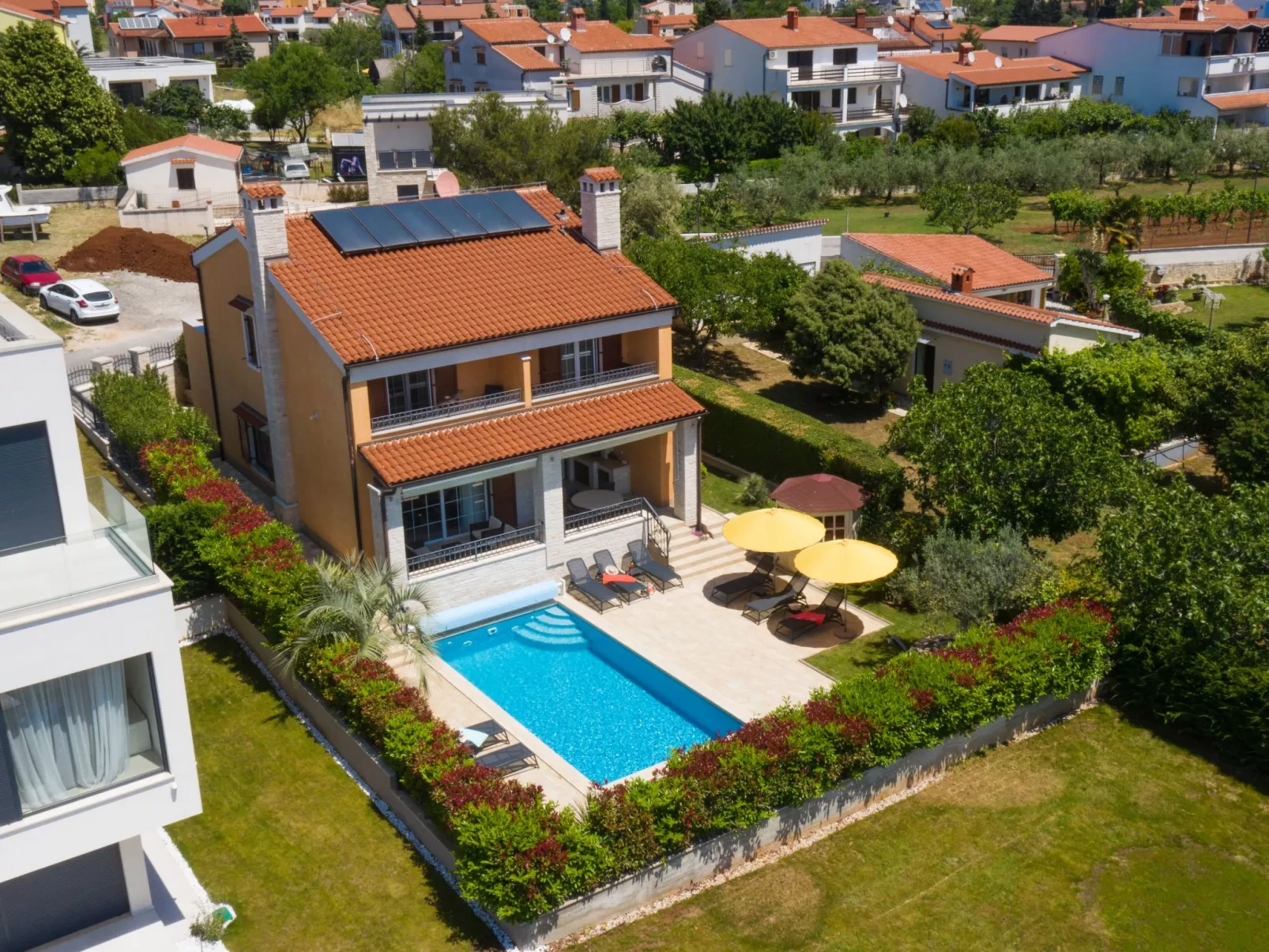 In Pomer mit privatem beheizten Pool und Meerblick - Image-tags.info