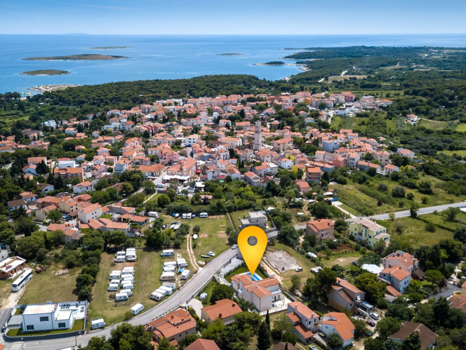 Villa in Premantura mit privatem beheizten Pool  und Sauna - Image-tags.info