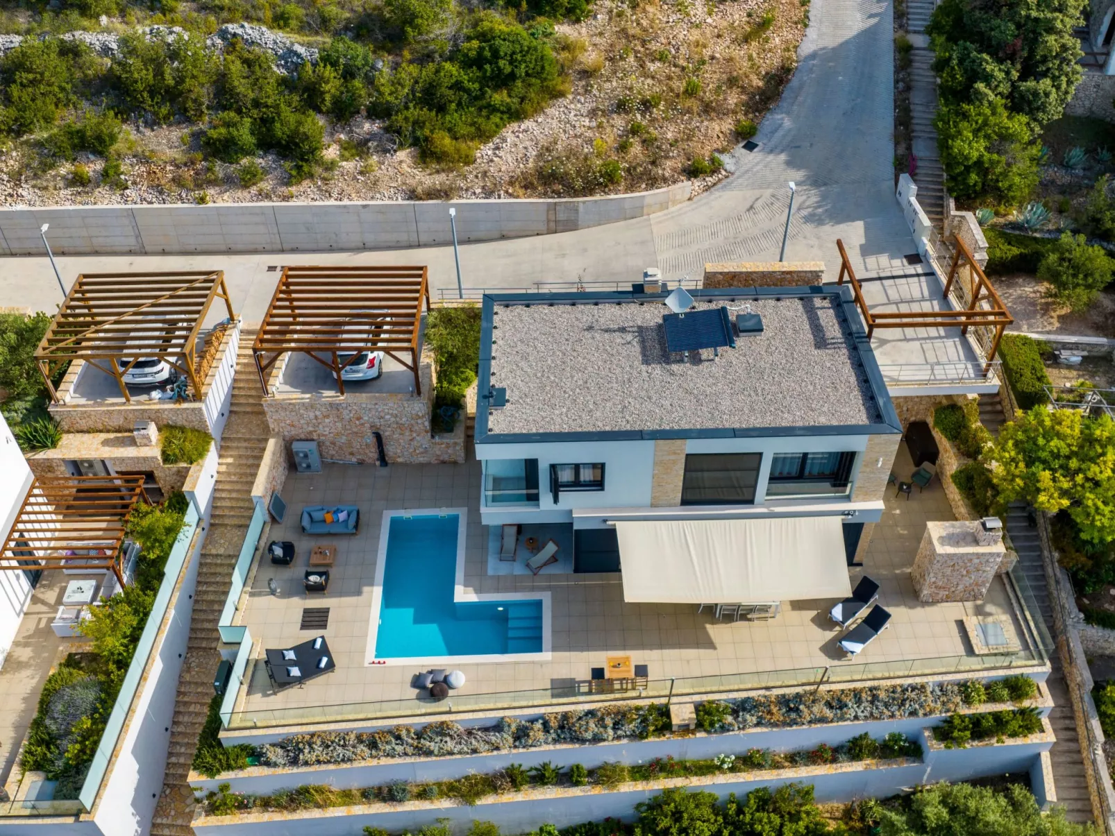 Charmantes Ferienhaus in Vinišće mit Privatem Pool und Meerblick - Image-tags.info