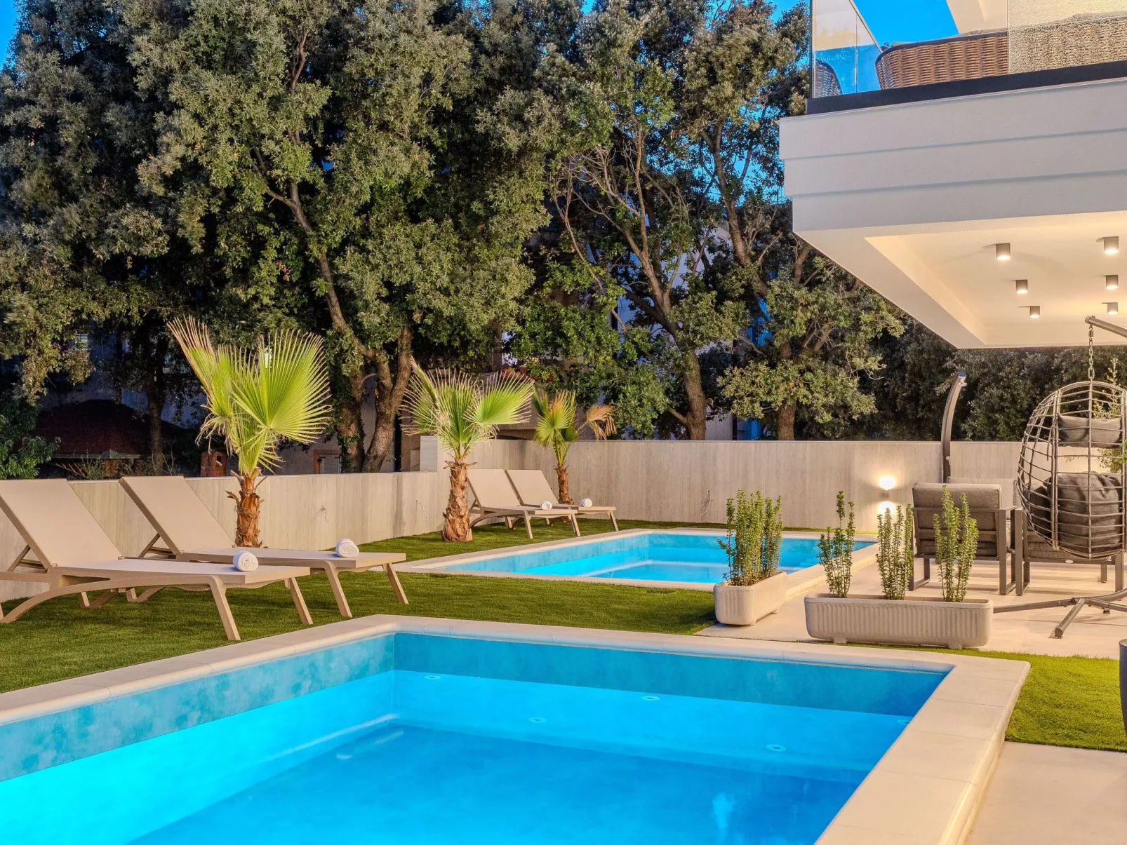 Zwei-Schlafzimmer-Wohnung Dantela mit privatem Pool - Binnen