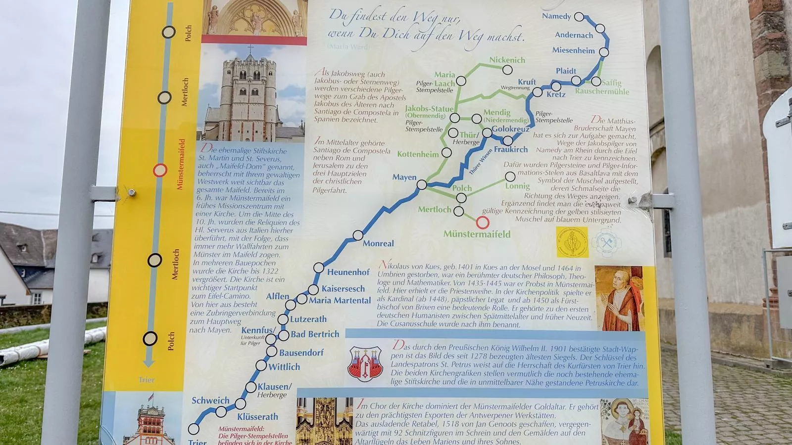 Münstermaifeld - Gebieden zomer 1km