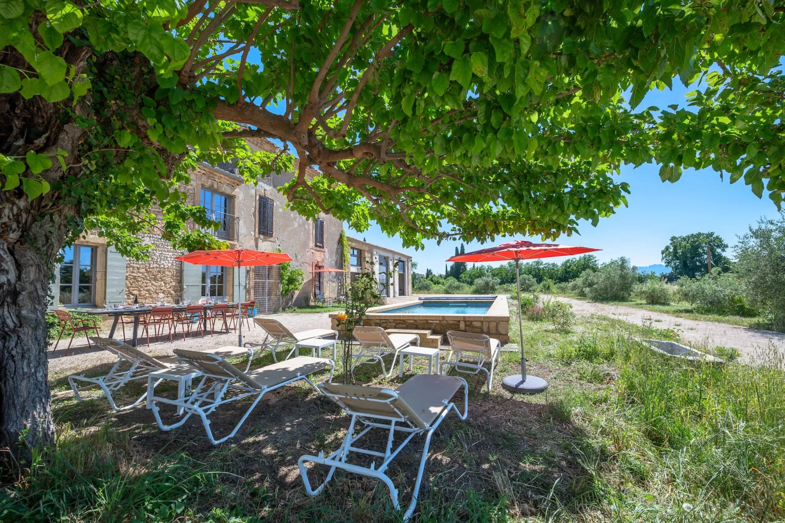 Mas du Mûrier-Terrasbalkon