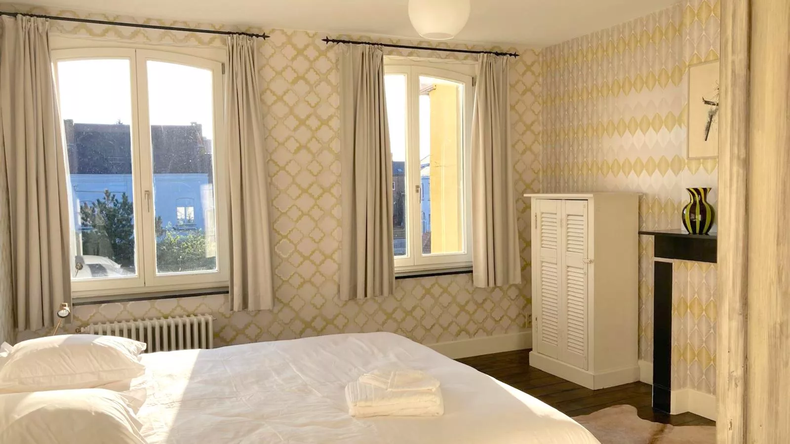 La Maison Bleue Ronse - Slaapkamer