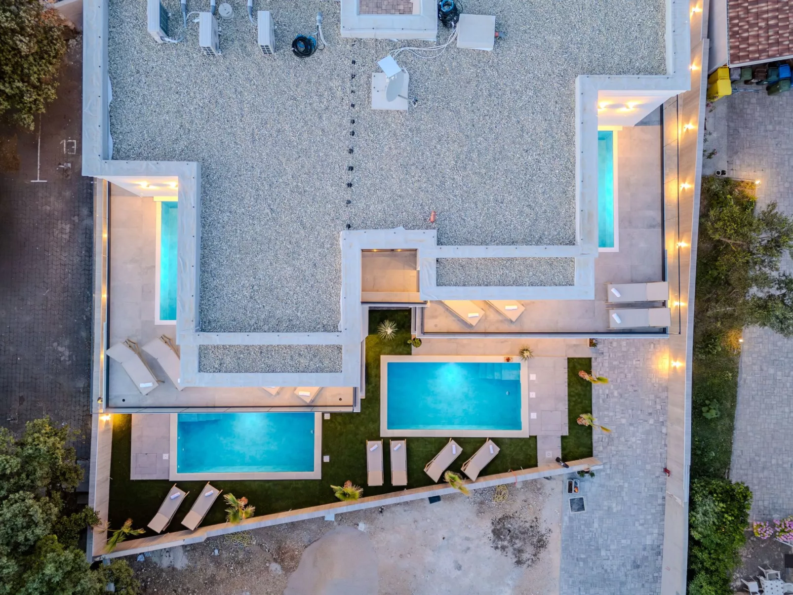 Vier-Schlafzimmer-Wohnung Dantela mit Tauchbecken - Binnen