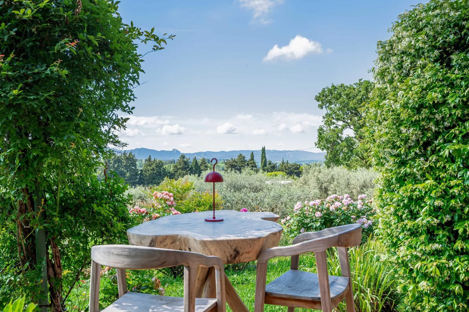 Le Mas Elaïa  votre havre familial avec piscine privée-Terrasbalkon