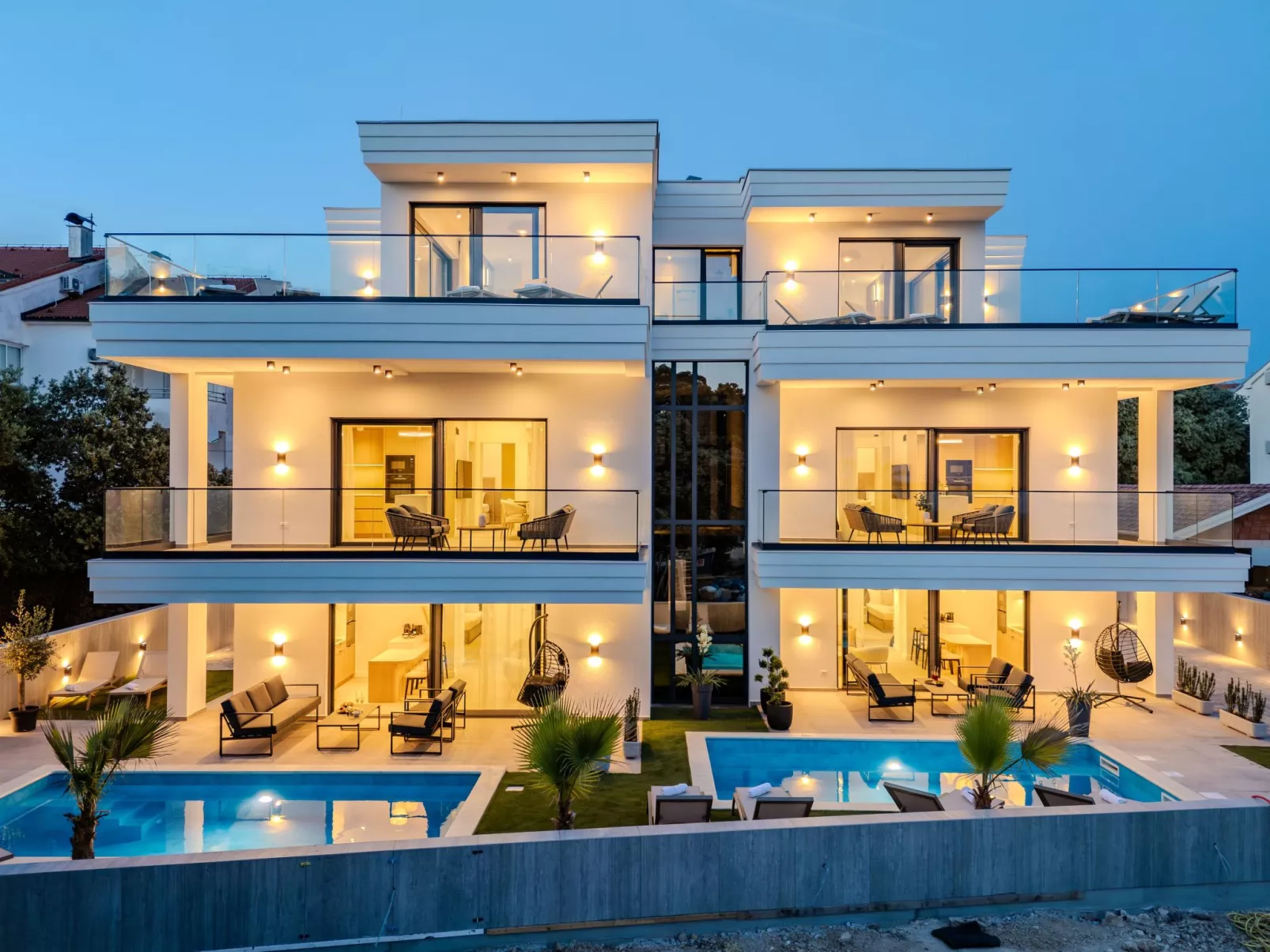 Vier-Schlafzimmer-Wohnung Dantela mit Tauchbecken - Binnen