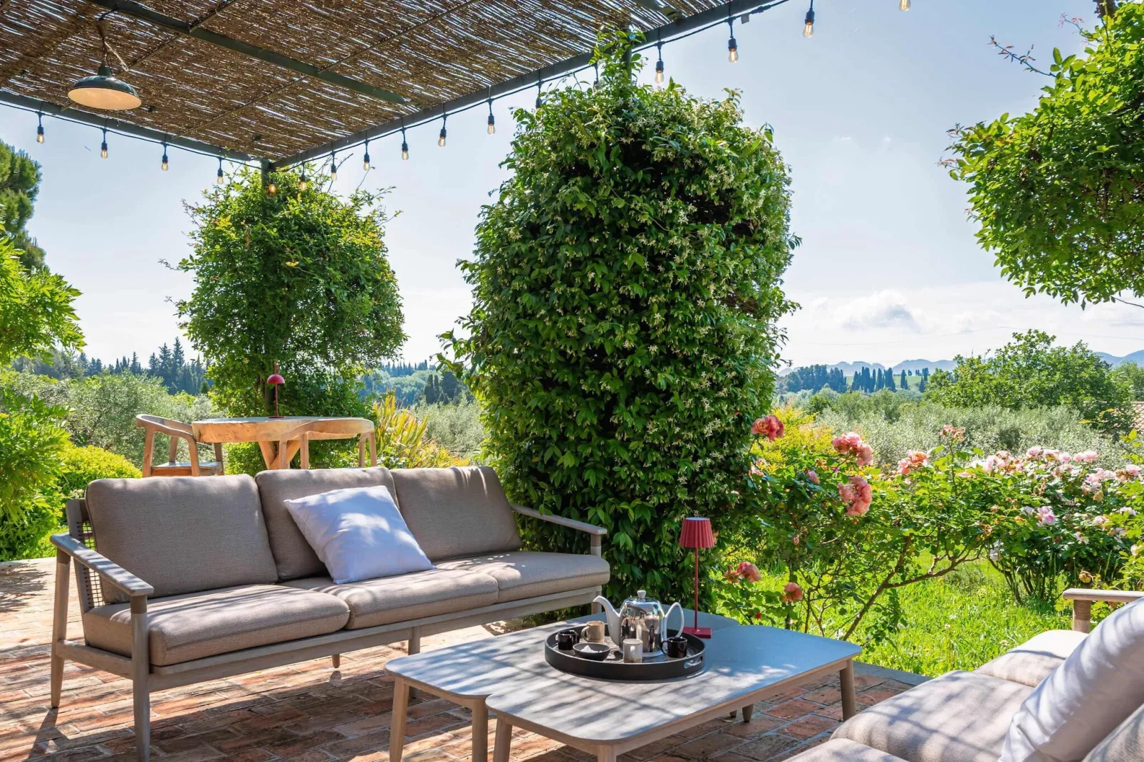 Le Mas Elaïa  votre havre familial avec piscine privée-Terrasbalkon