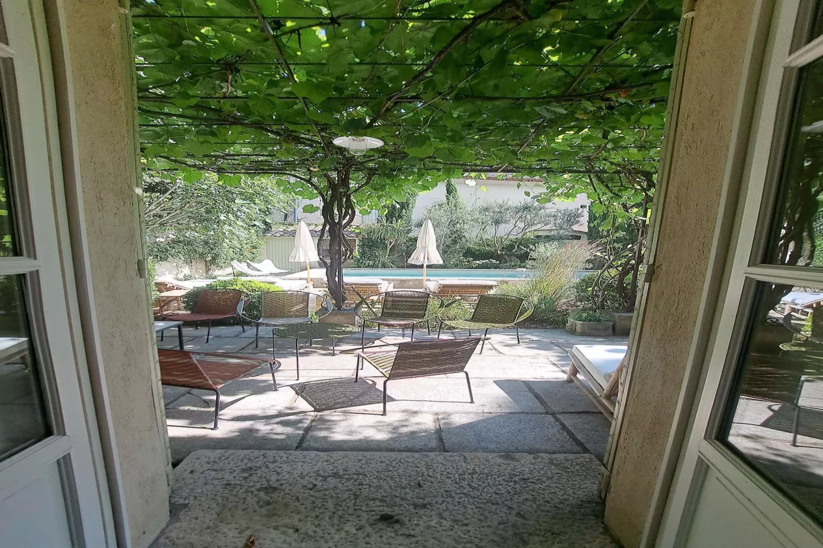 Mas Maillane demeure du XVIIIe entièrement rénové-Terrasbalkon