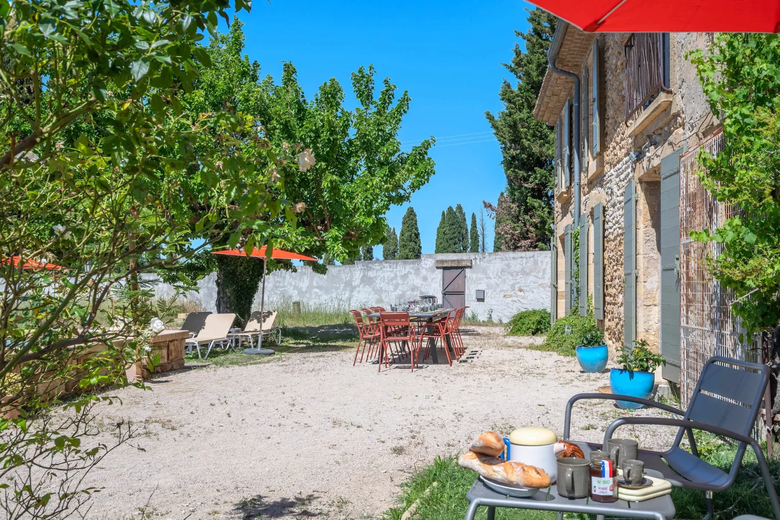 Mas du Mûrier-Terrasbalkon