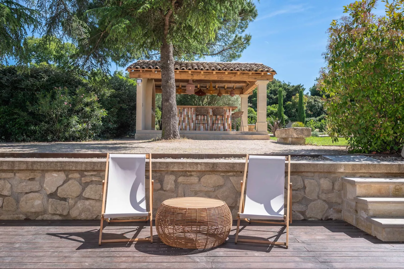 Mas prestigieux au coeur de Saint-Remy-de-Provence-Terrasbalkon