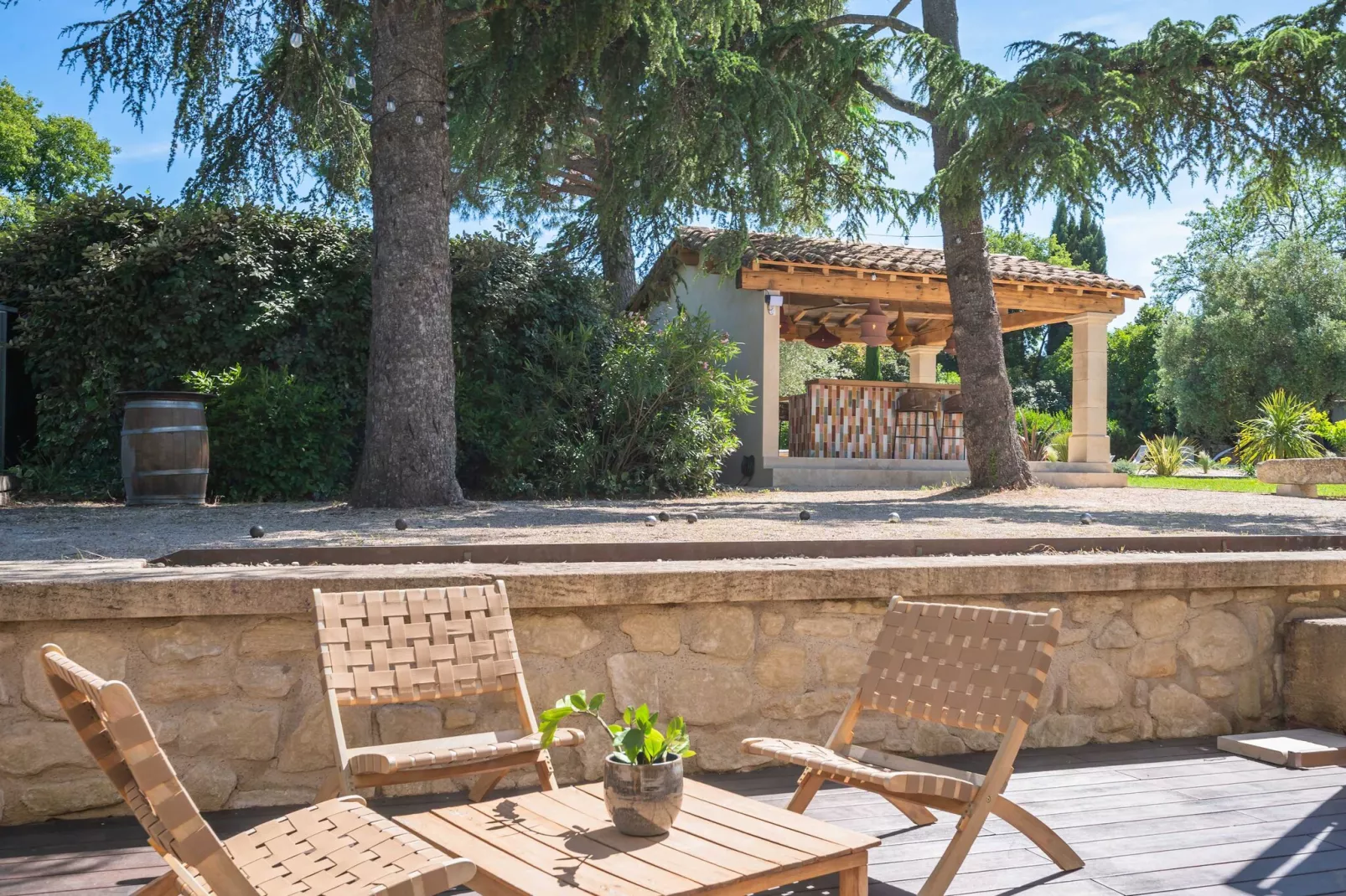 Mas prestigieux au coeur de Saint-Remy-de-Provence-Terrasbalkon