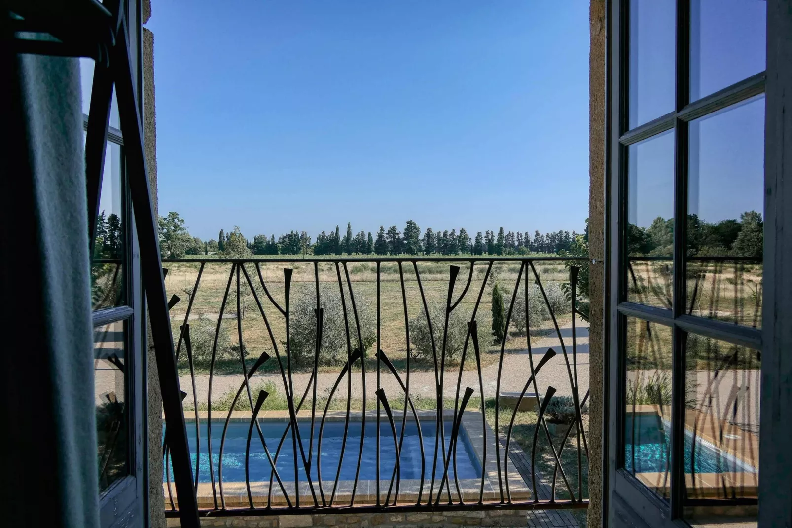 Mas du Mûrier-Uitzicht zomer