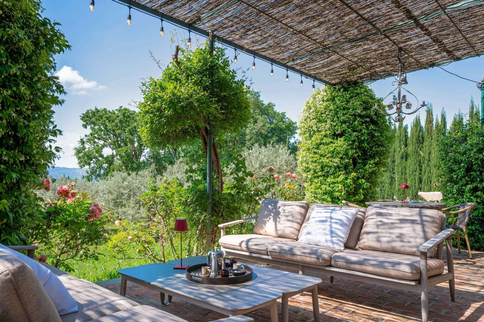 Le Mas Elaïa  votre havre familial avec piscine privée-Terrasbalkon