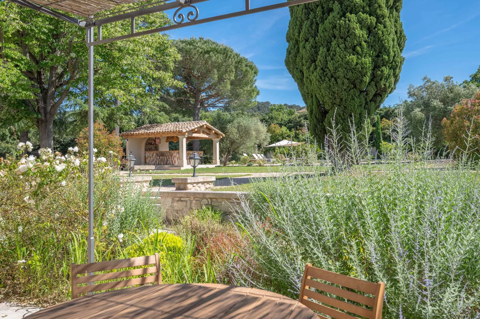 Mas prestigieux au coeur de Saint-Remy-de-Provence-Tuinen zomer