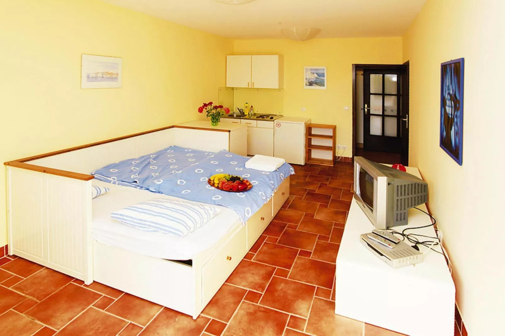 Apartments Pontos, Jadranovo-Studio, A2, ca. 26 qm, für 2 Pers.-Slaapkamer