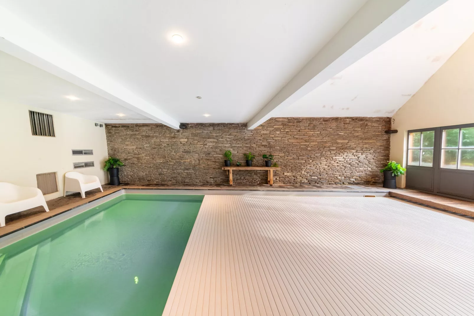 Le Vieux Moulin-Zwembad