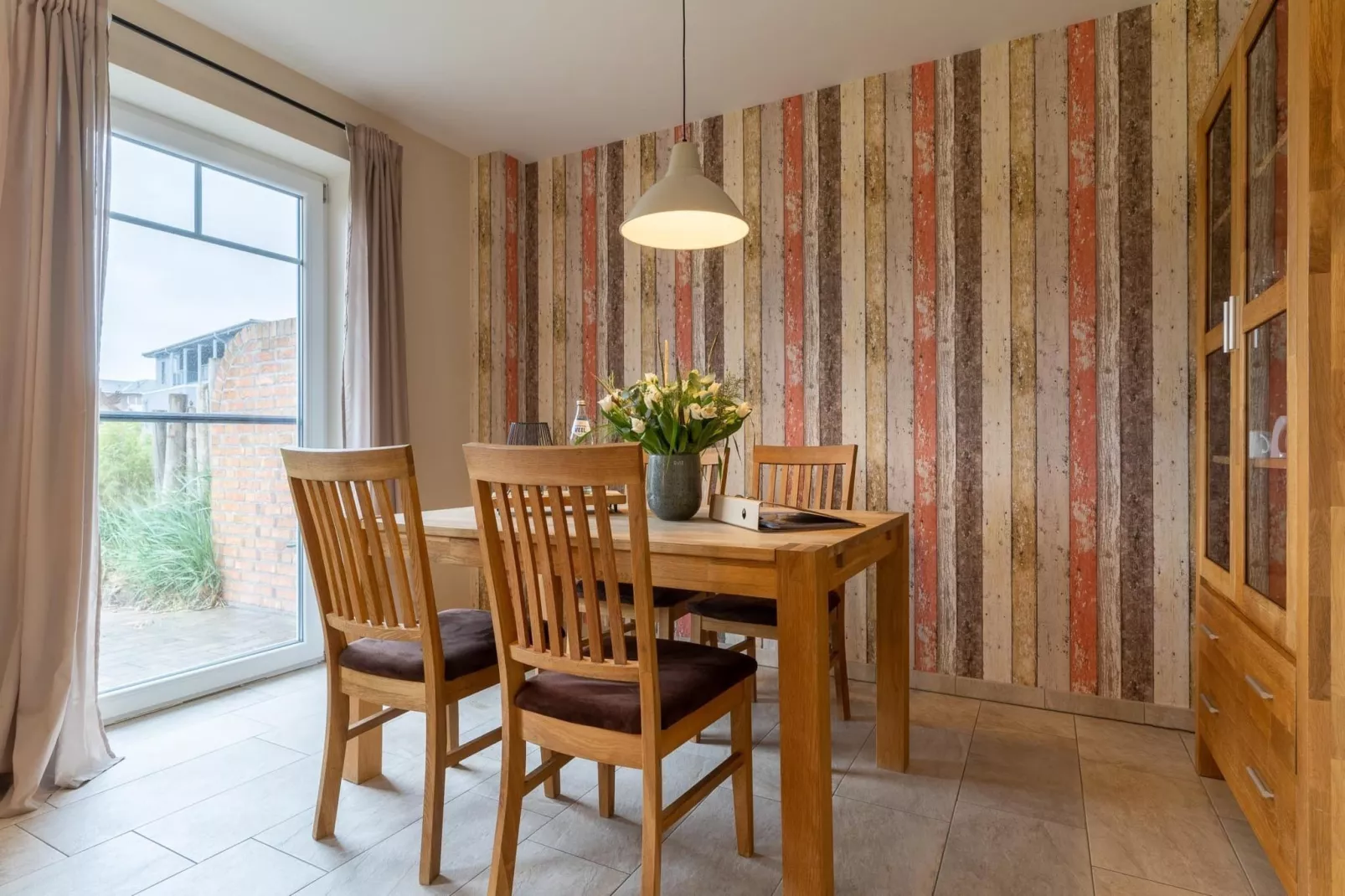 Doppelhaushälfte Op de Geest St Peter-Ording-Eetkamer