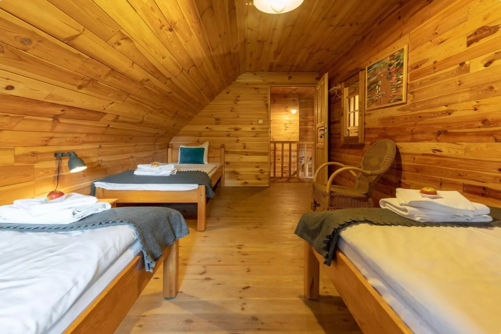 Dom przy drodze Skansen dla 8 osób Bełczna-Slaapkamer