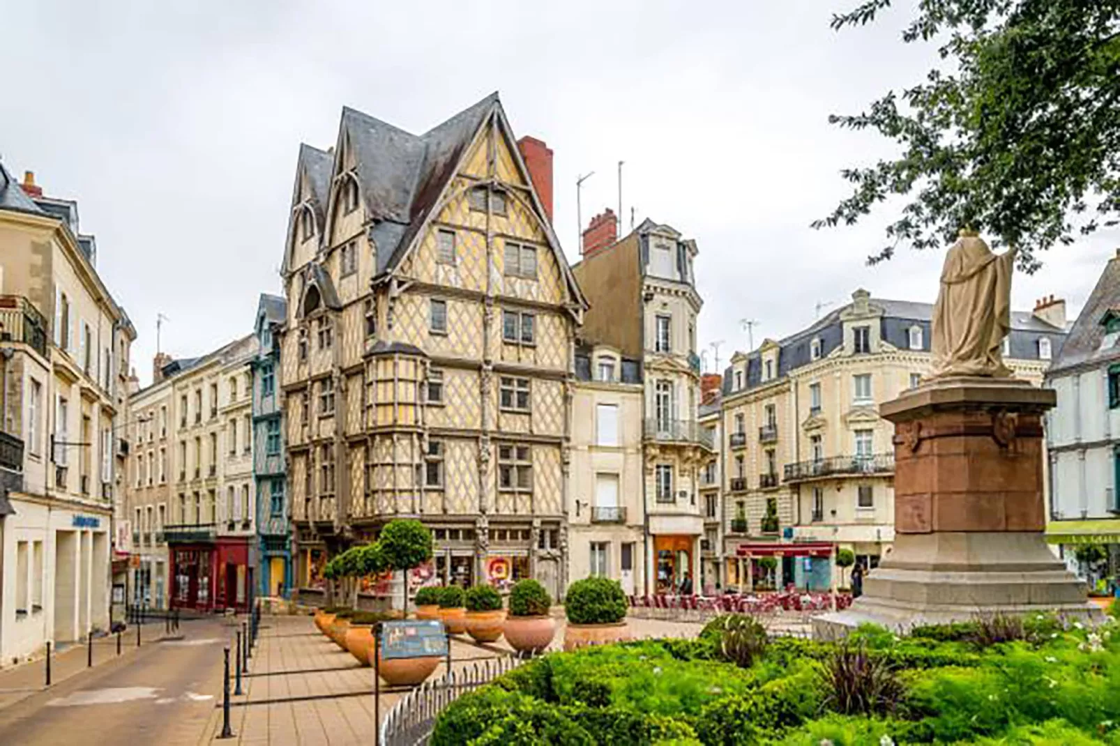 Val du Loire-Gebieden zomer 5km