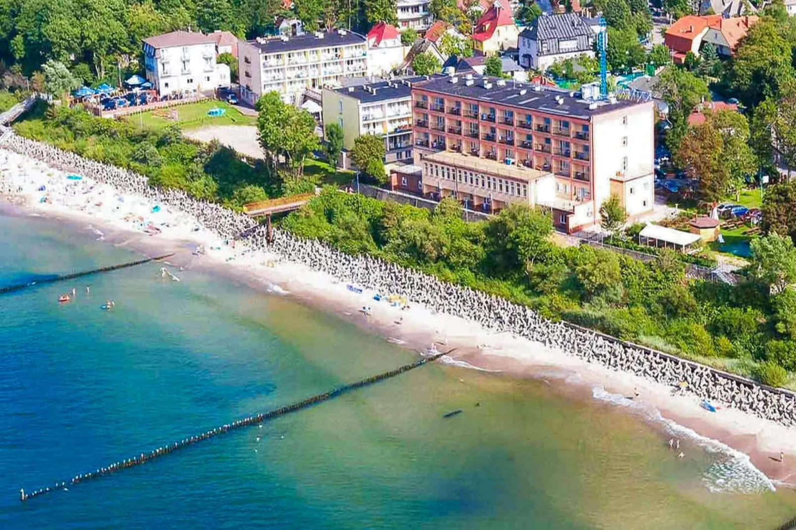 Domki wakacyjne 6-osobowe Ustronie Morskie - Uitzicht