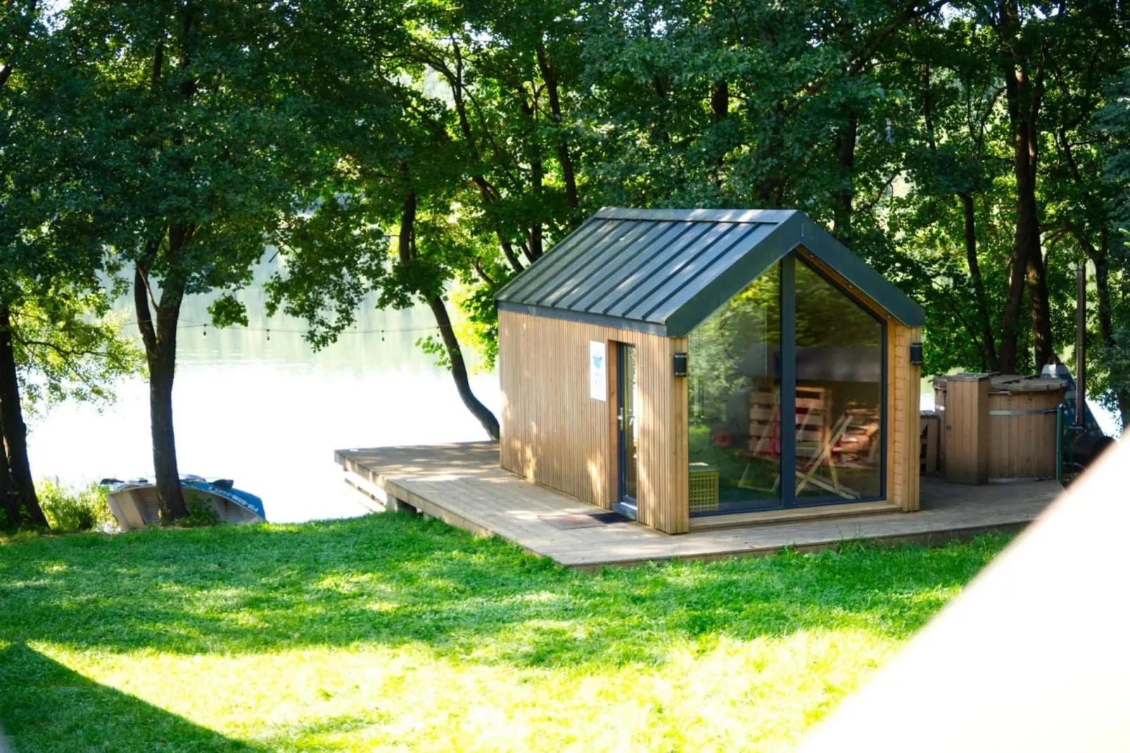 Dom wakacyjny w Starych Czaplach z dużą sauną-Tuinen zomer