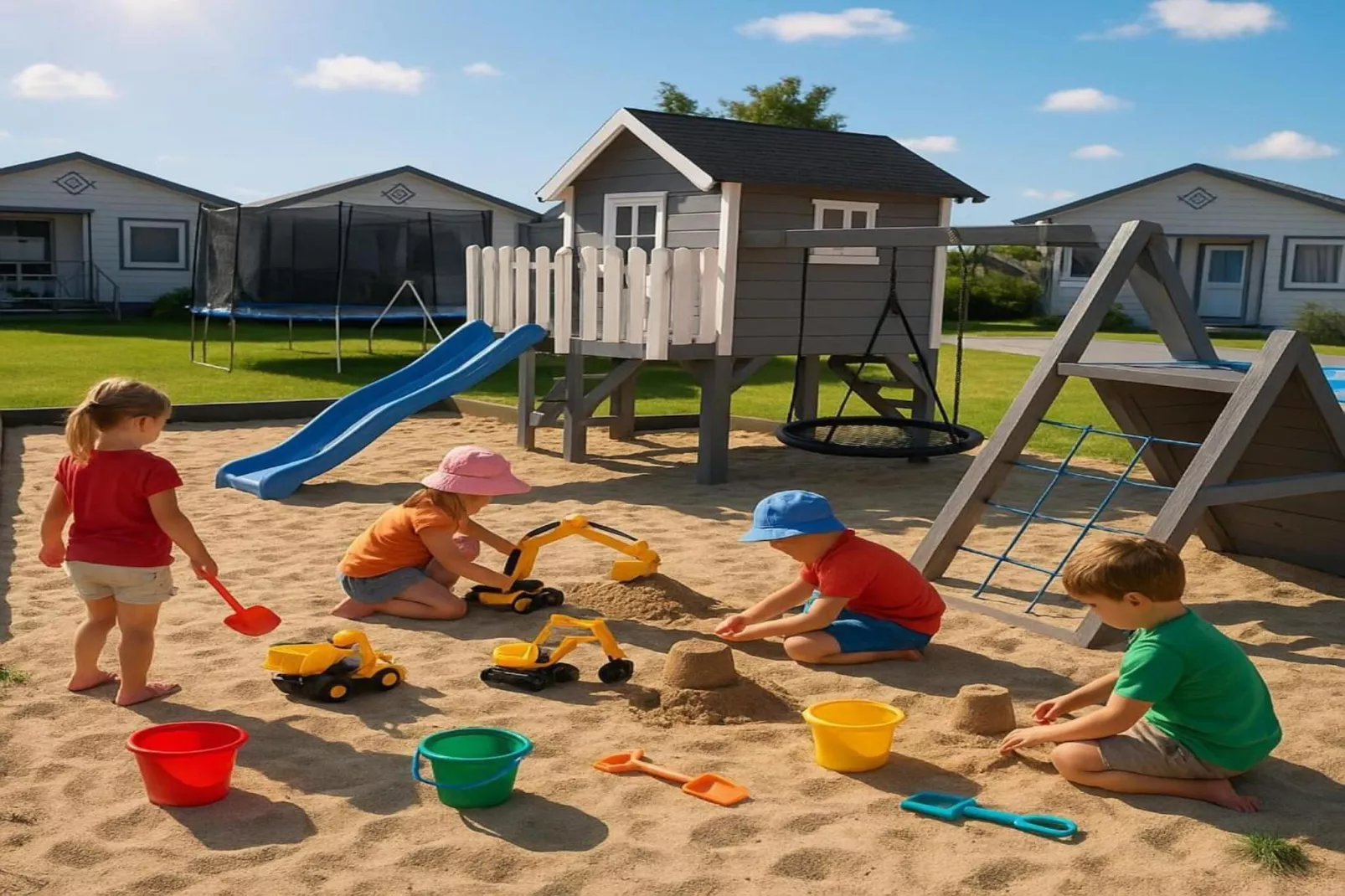 Domki wakacyjne z basenem Gąski-Gebieden zomer 5km