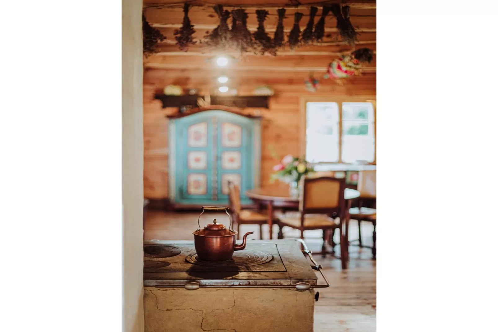 Dom przy drodze Skansen dla 9 osób Bełczna-Woonkamer