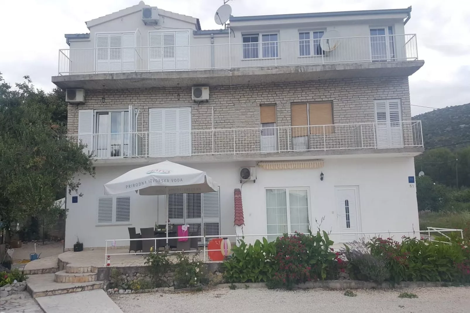 Apartments Semafor - One Bedroom Apartment with Terrace and Sea View A3 - Buitenlucht