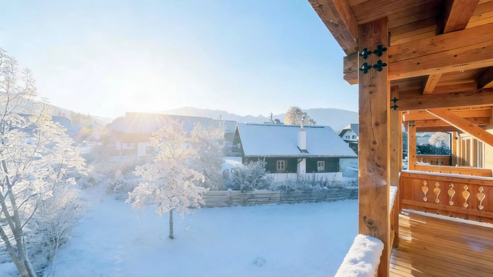 AlmApARTment Mauterndorf Pichl 9-2-Uitzicht winter