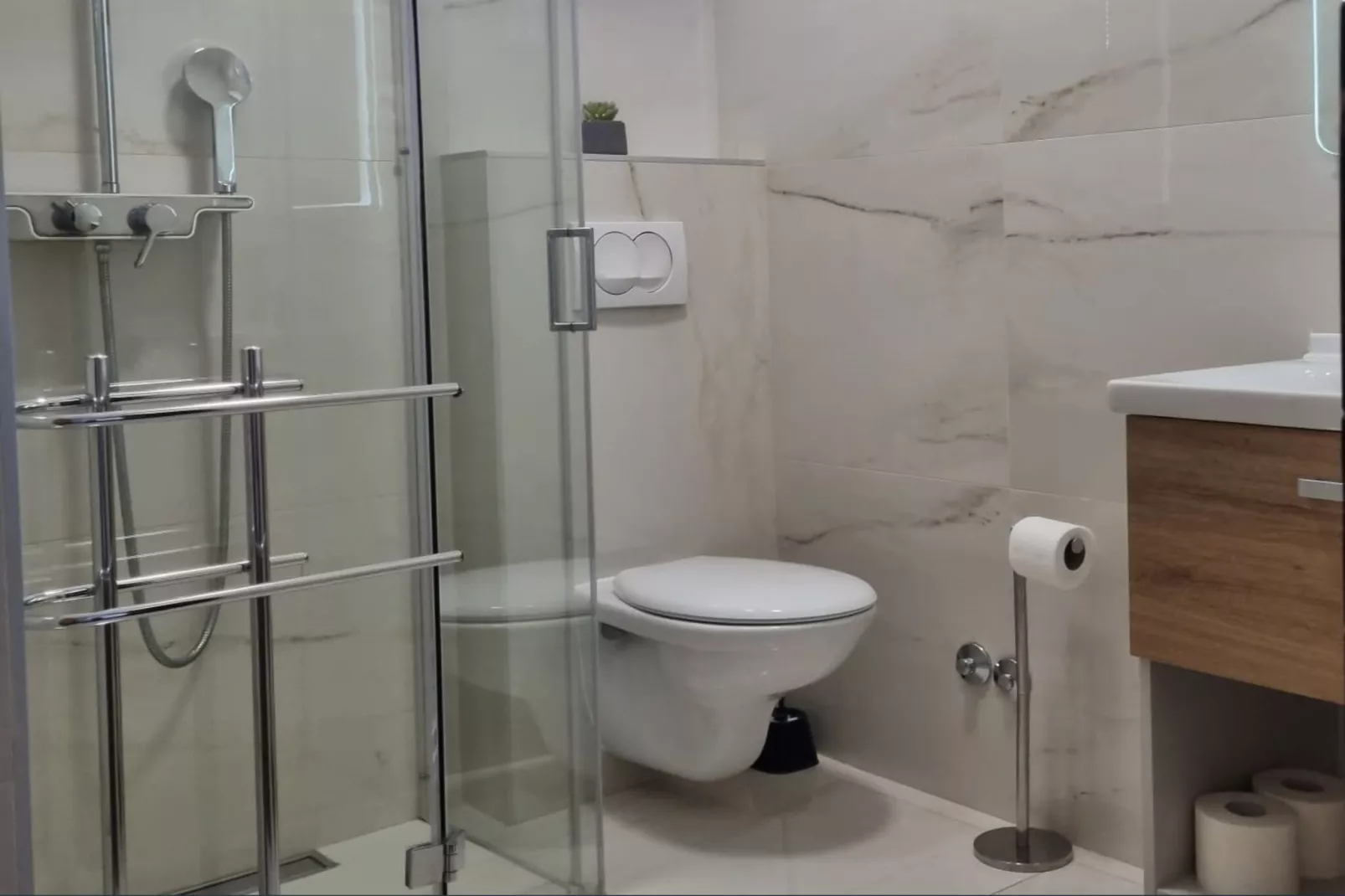 Appartemtent LUG 2 / 55qm AP9-Badkamer