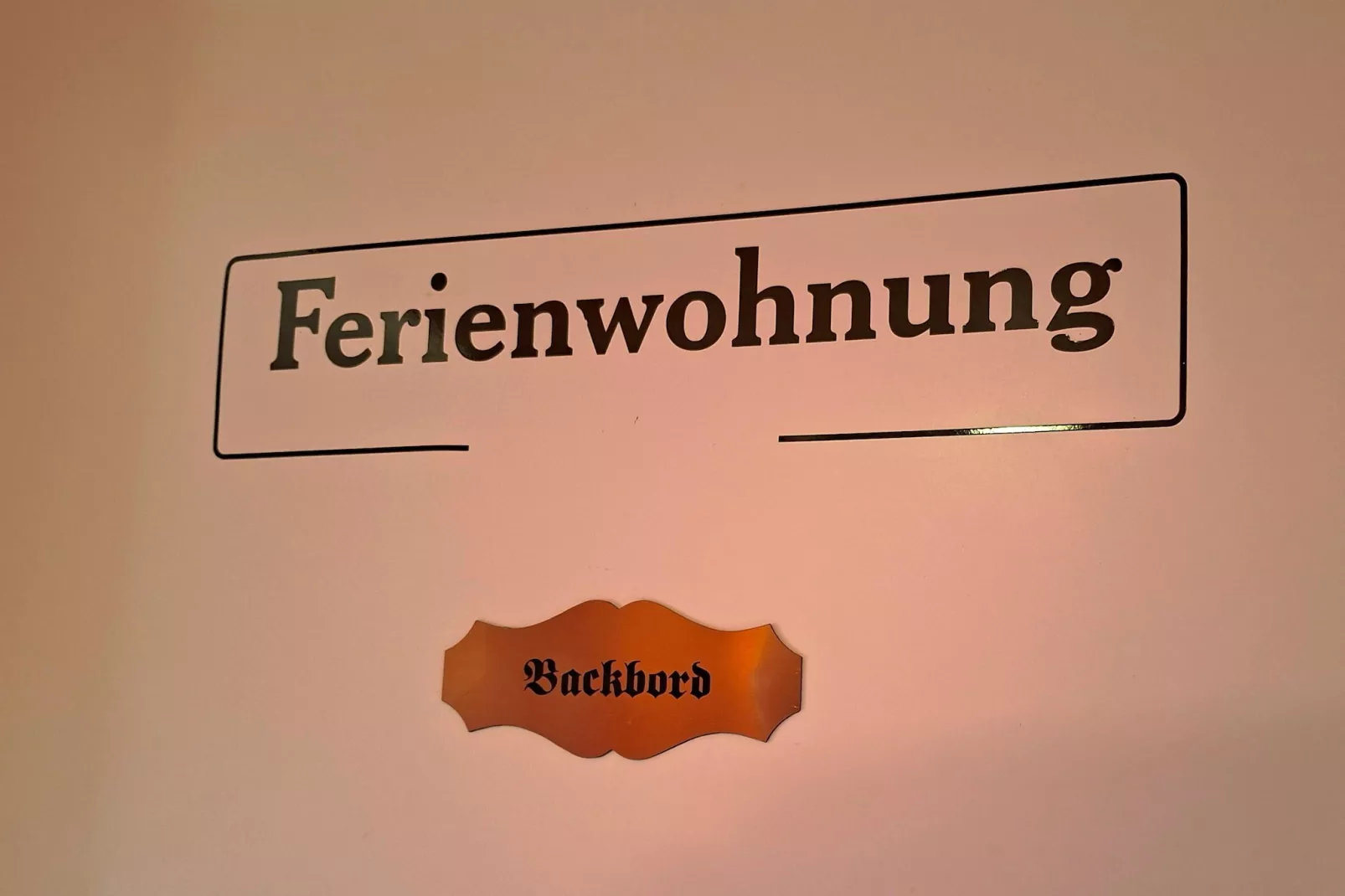 Ferienwohnung Backbord - Uitzicht