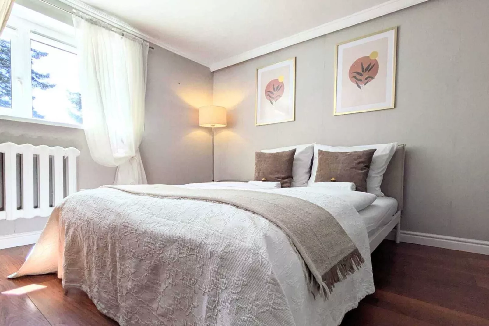 Mieszkanie wakacyjne sauna łódka Kołobrzeg-Slaapkamer