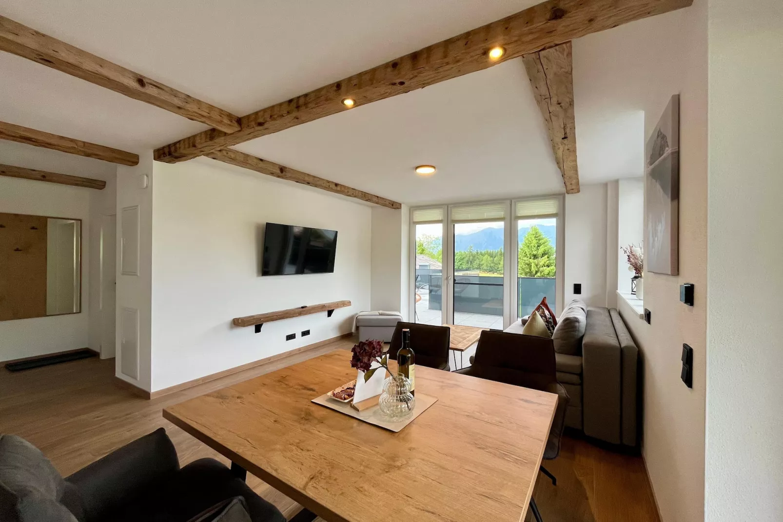 Appartement "Schnurr-Bartl"-Woonkamer