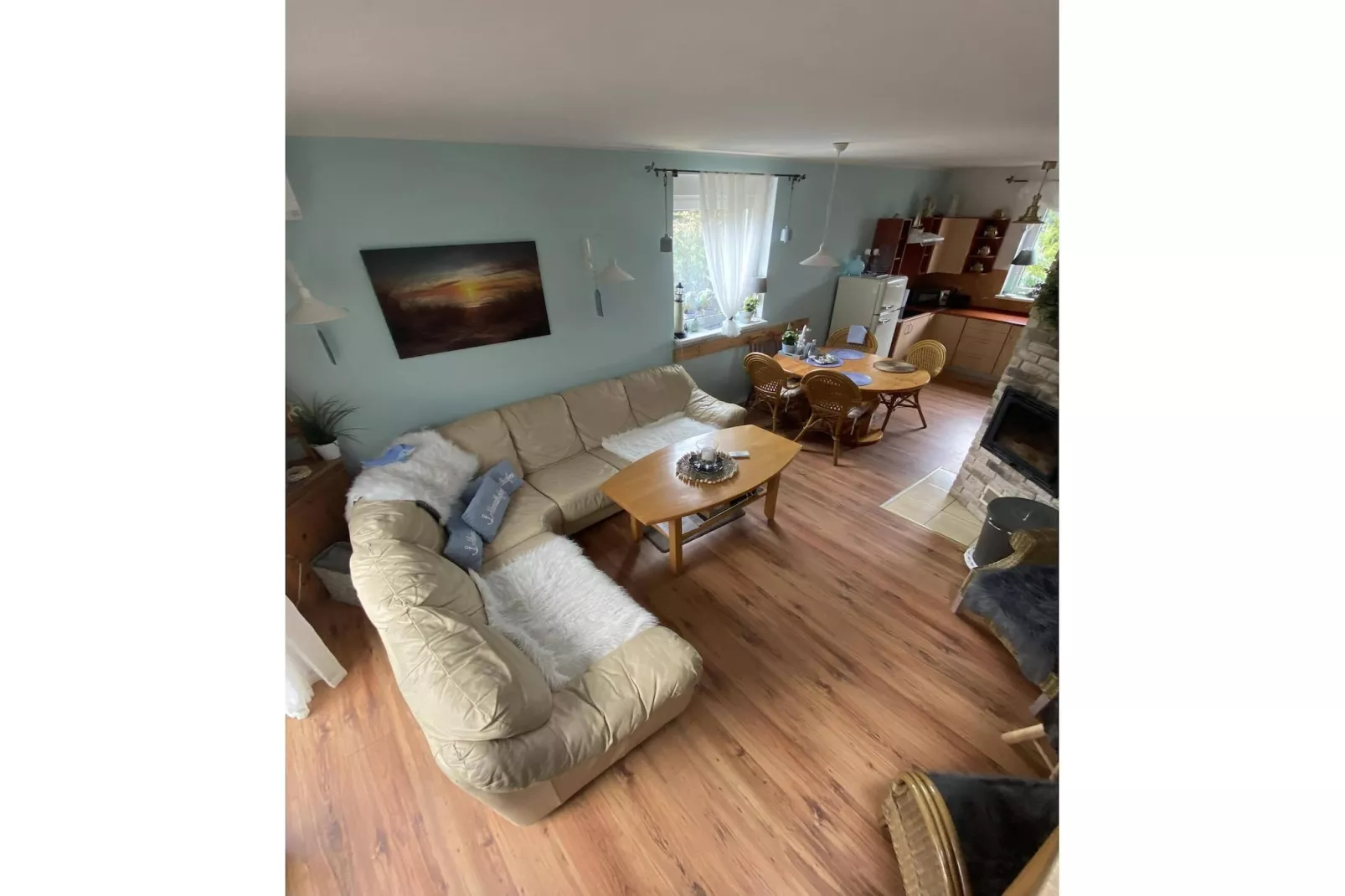 Dom Wypoczynkowy Pawełkowo-Woonkamer