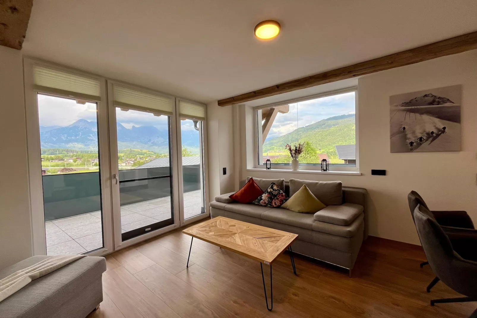 Appartement "Schnurr-Bartl"-Woonkamer