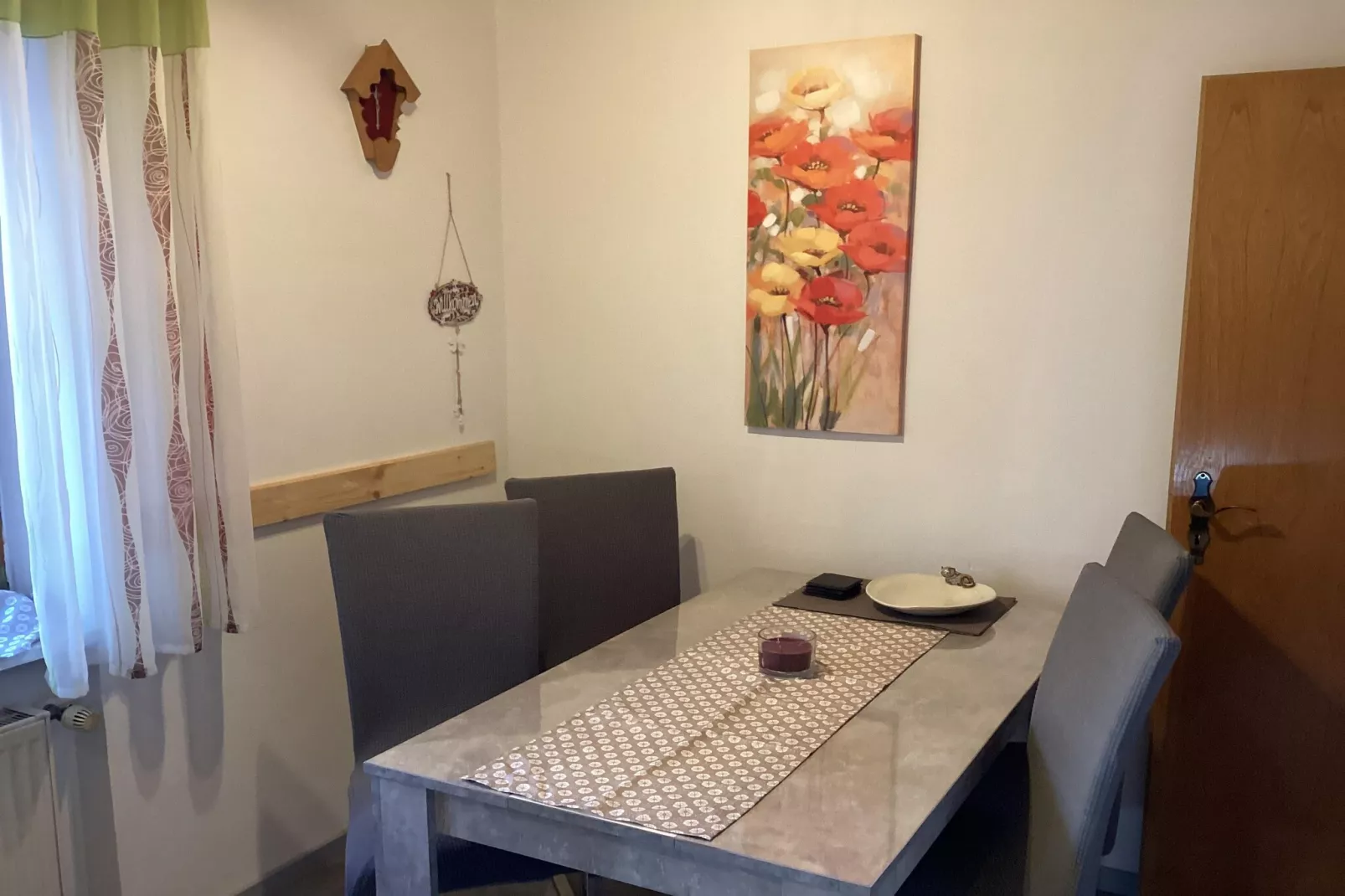 Holiday flats Haus am Wald Zenting-Wohnung für 4 Personen 56 qm-Eetkamer
