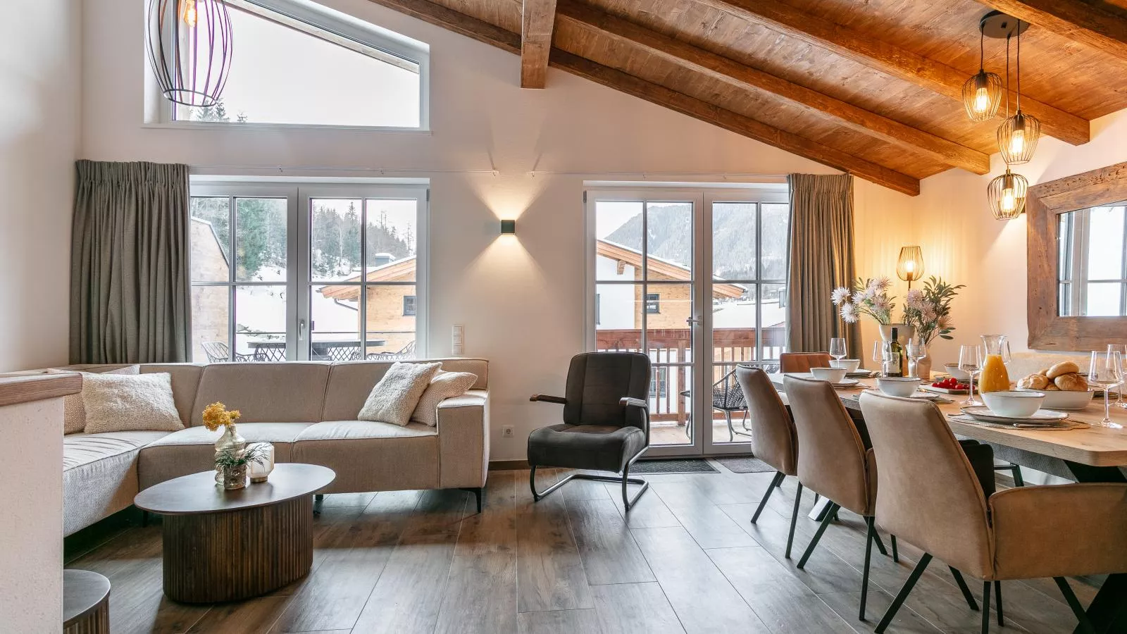 Tauernlodge Eben D3-Woonkamer