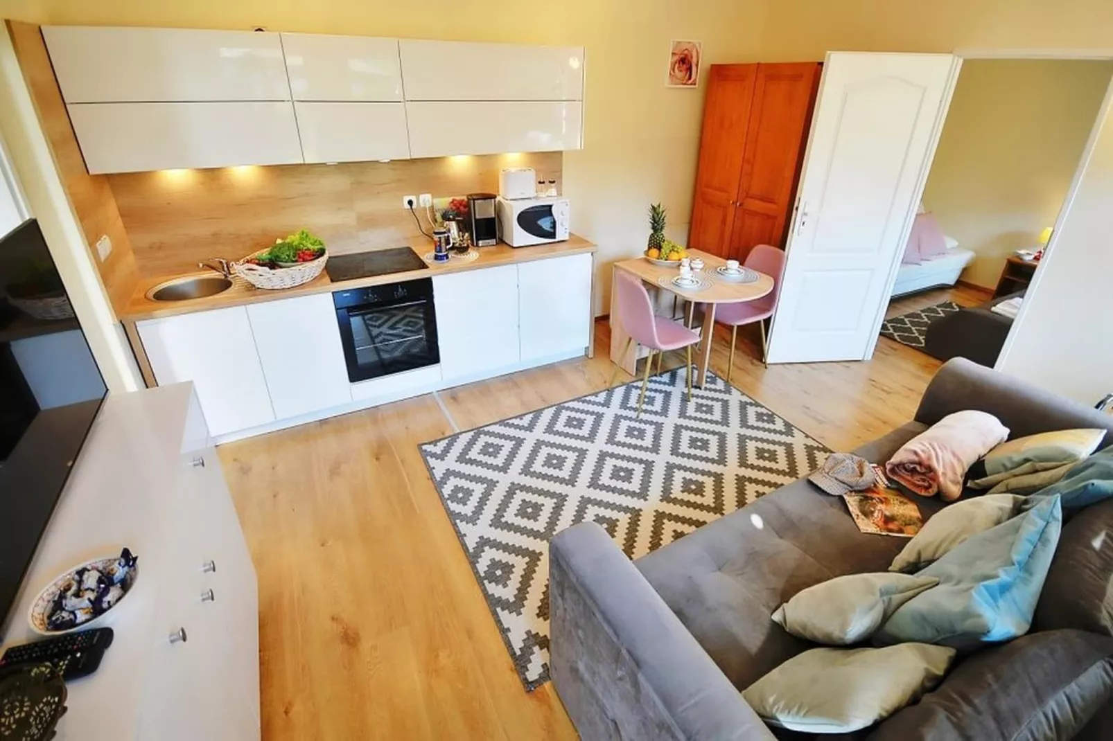 Apartament nr 1 40 qm parter Ustronie Morskie-Keuken