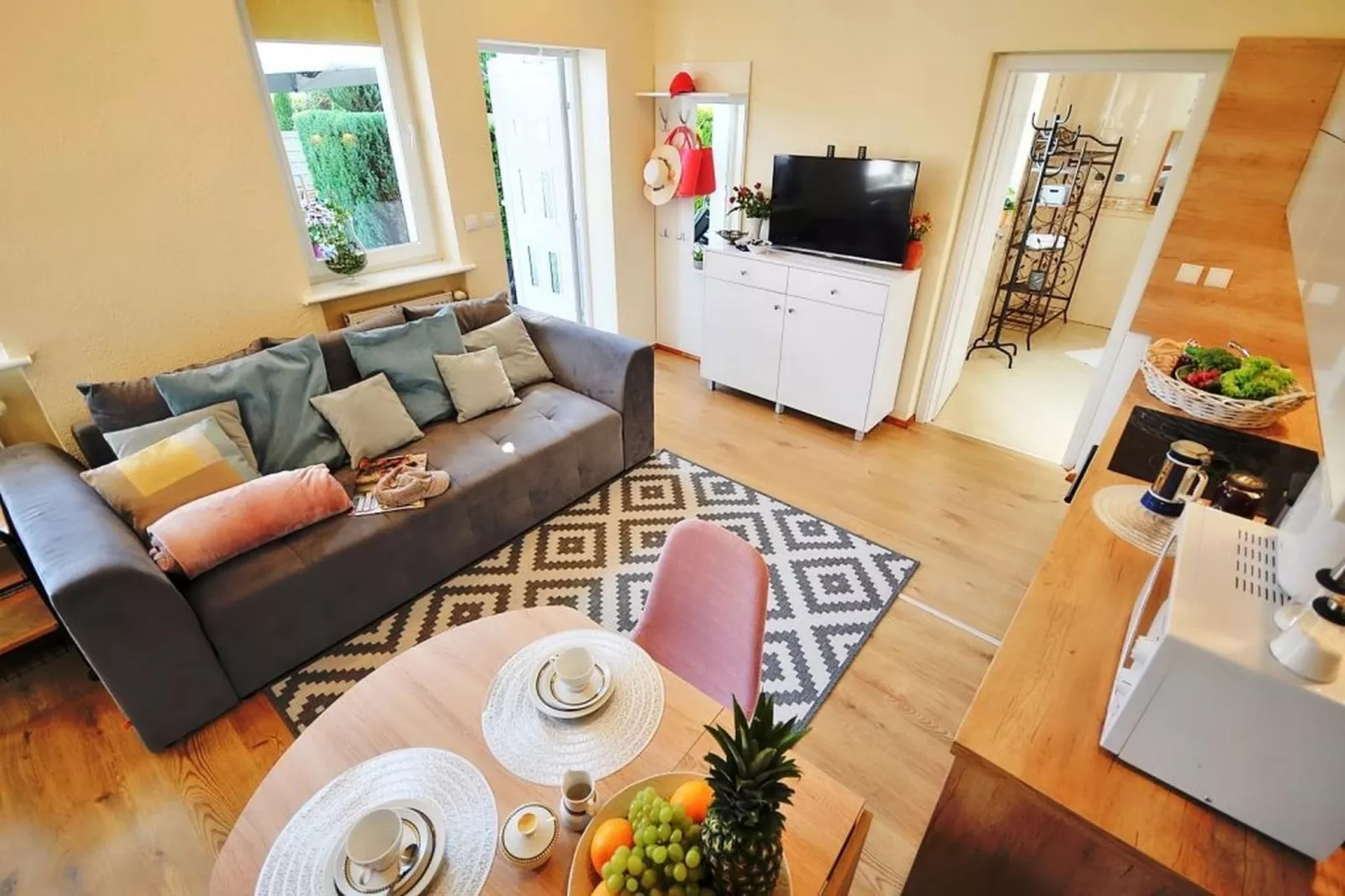 Apartament nr 1 40 qm parter Ustronie Morskie-Keuken