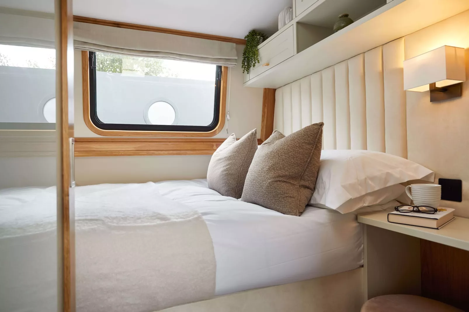 Wohnschiff Madame President-Slaapkamer