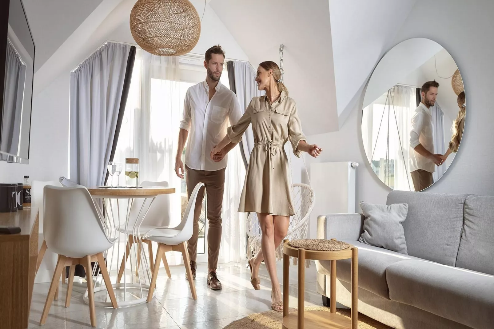 Apartament wakacyjny Sarbinowo-Woonkamer