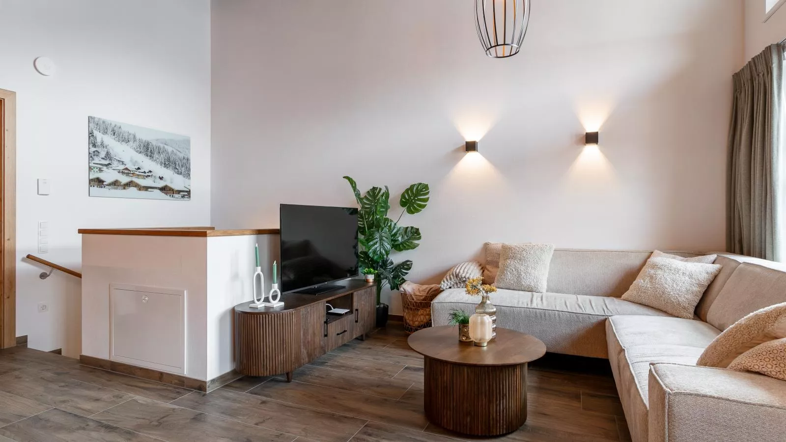 Tauernlodge Eben D3-Woonkamer